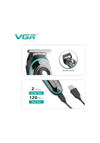 Vgr V-075 T Bıçak Sıfır Kesim Lcd Ekran Şarjlı Tıraş Makinesi