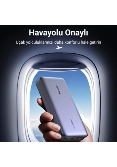 Taşınabilir 25000mah 145w Hızlı Şarj Aygıtı Led Göstergeli 30.000 Mah