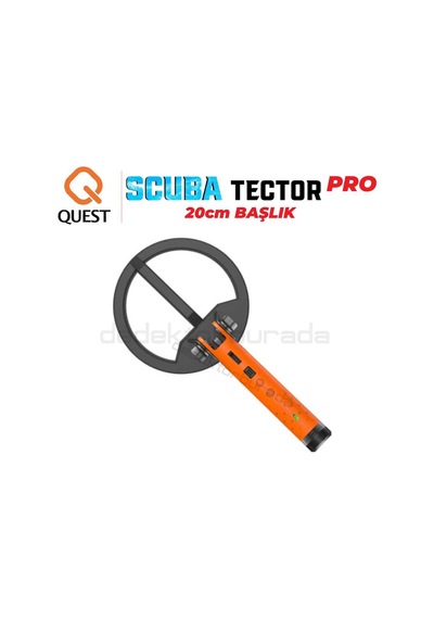 Scuba Tector Pro Su Altı Dedektörü&sahil Arama Dedektörü - 20 Cm Başlıklı