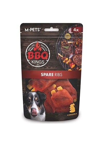 M-pets Bbq Kings Spare Ribs Tavuklu Köpek Ödül Maması 85 Gr 244-30013.01