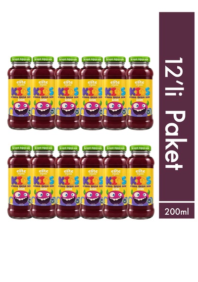 12'li Kids Organik Üzümlü Meyve Suyu 200 Ml