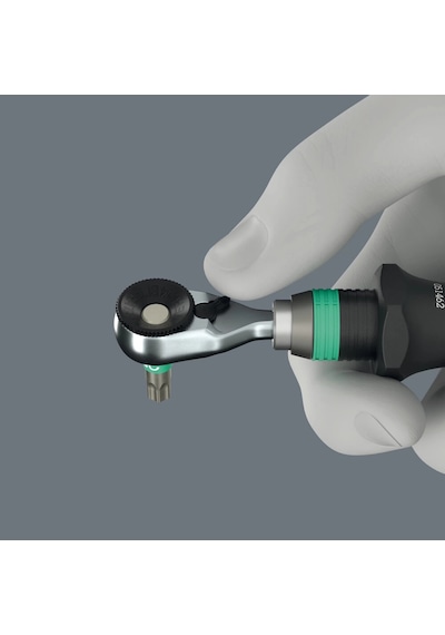Wera 8011 Zyklop Mini 4 Bits Tutuculu Cırcır, 1/4", 1/4" X 50 Mm