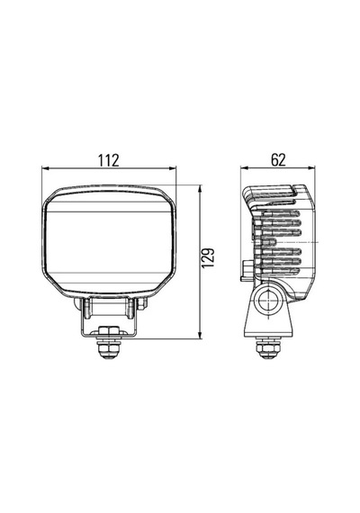 Hella Off-road Led Lamba 12v-24v Power Beam 1500 1ga996288-011