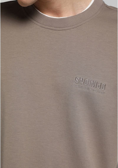 Colin's Colins Regular Fit Yuvarlak Yaka Düz Erkek Kahverengi Sweatshirt Cl1082008 Q1.v2 Tpe Gri