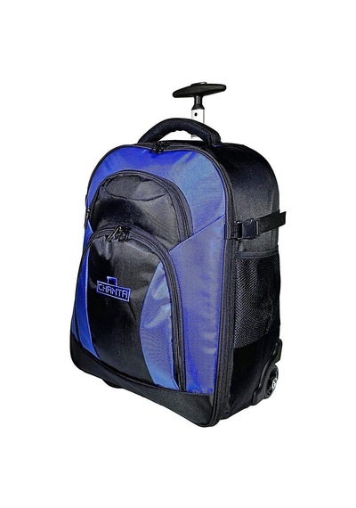 Chanta Tc620 Sırt Ve Çekçekli Takım Çantası 49x36x26cm - Su Geçirmez Polyester Denim Kumaş