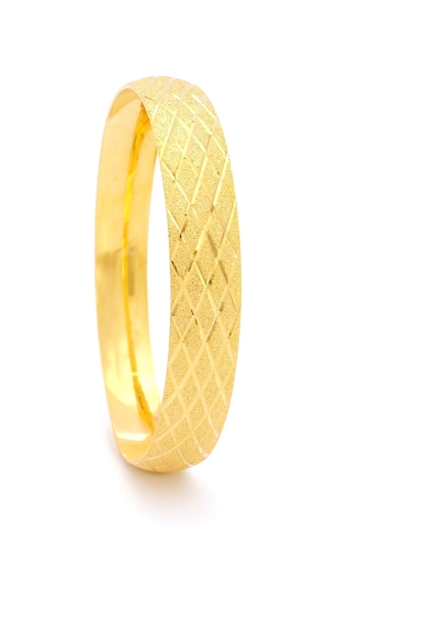 Altın Kaplama İmitasyon 1cm Baklava Model Bilezik Blz-3122 Altın