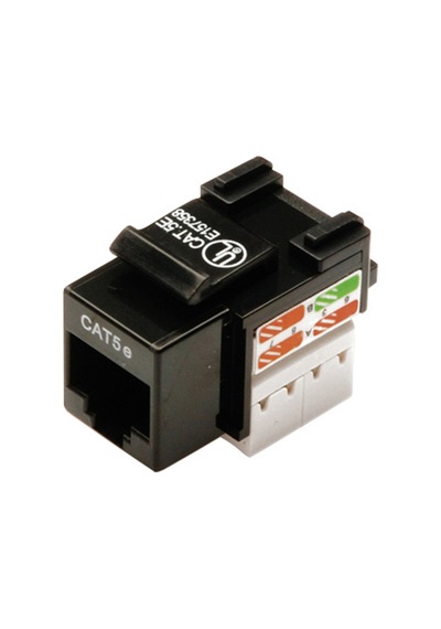 Digitus Cat-5e Keystone Jack, Zırhsız Unshielded , Rj45, Siyah Renk, Lsa-18211