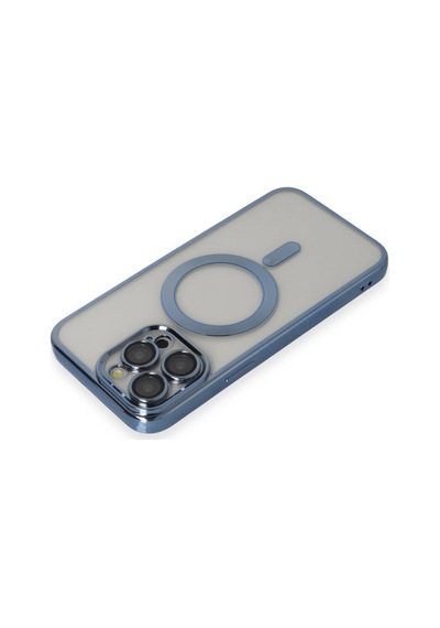Apple  Uyumlu  iPhone 14 Pro Max Kılıf Kross Magneticsafe Kapak Sierra Mavi