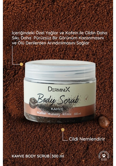 Derminix Kahve Body Scrub 300 ML