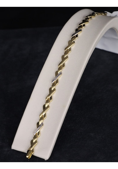 Safir Altın Bileklik 14k 4,71 G Sarı Altın