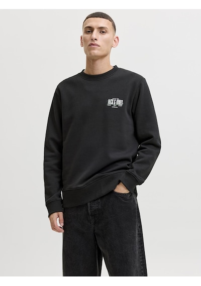 Jack&jones Erkek Göğüs Baskılı Bisiklet Yaka Uzun Kollu Sweatshirt - Aero - 12298492 Black-small Print-1274740 Jack&jones Erkek Göğüs Baskılı Bisiklet Yaka Uzun Kollu Sweatshirt - Aero - 12298492 Black-small Print-1274740