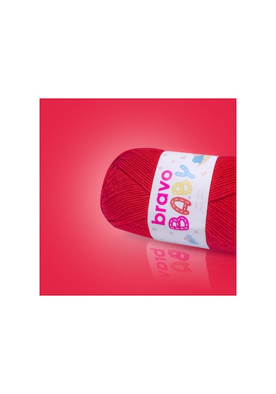 Baby Tüylenmez Anti Pilling Bebek Yünü 100 Gr 250 Metre Renk Kodu: 510 Kırmızı