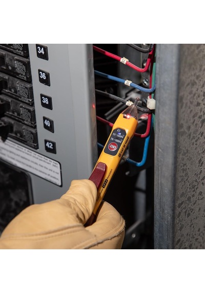Kleın Tools Temassız Gerilim Kontrol Cihazı, İki Ölçüm Aralığı, 12-1000 V Ac, Kırmızı