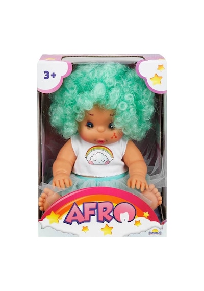 20040 Afro Kıvırcık Saçlı Bebek 23 Cm -sunman - Izbp-889766 1 Adet