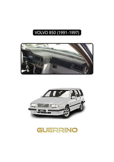 Volvo 850 1991-1997 Torpido Koruma Halısı Siyah Kenar