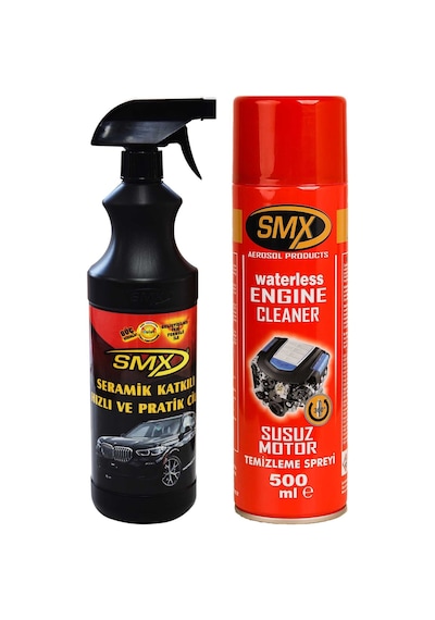 Smx Seramik Katkılı Cila ve Susuz Motor Yıkama-mfiber Bez