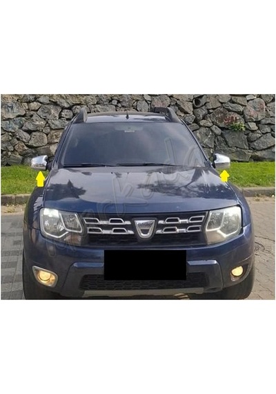 Markadan Dacia Duster Krom Ayna Kapağı 2012-2017 2 Parça Abs  Krom