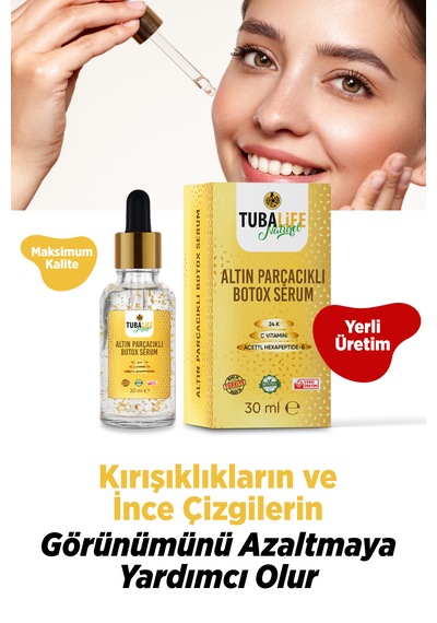 Tubalife Solucan Serisi  Kremi 50 ML + 24K Serum 30 ML + Sabun 100 G