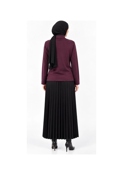 Nuss Triko Tunik Bordo 206