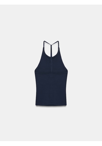 Dilvin 21051 Halter Yaka Askılı Top-k.lacivert