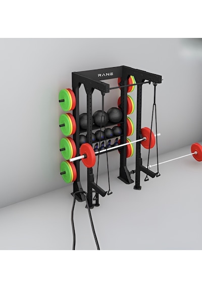 Rane Squat Rack Ağırlık Plakası Sağlık Topu Kettlebel Dambıl Trx Kullanımı Çok Amaçlı Rack