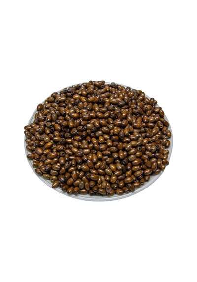 3 Mm Arpa Kahverengi Ahşap Boncuk 50 Gr
