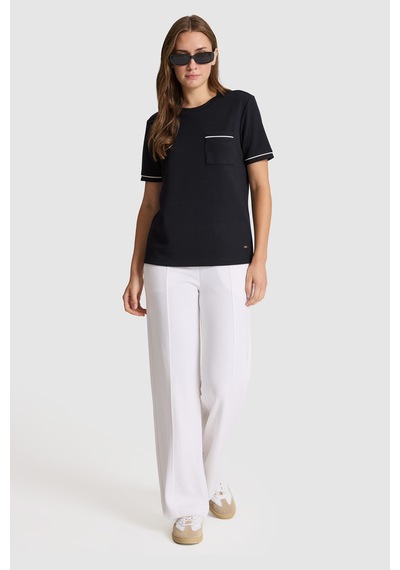 U.S. Polo Assn. U.s. Polo Assn. Kadın Siyah Tişört Basic 50323552-vr046