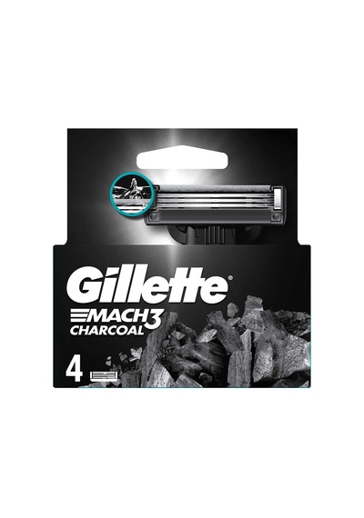Mach3 Charcoal Yedek Tıraş Bıçağı 4'lü