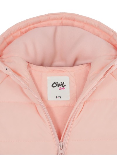 Civil Girls Basic 6-9 Yaş Mont - Pudra Koyu Pudra