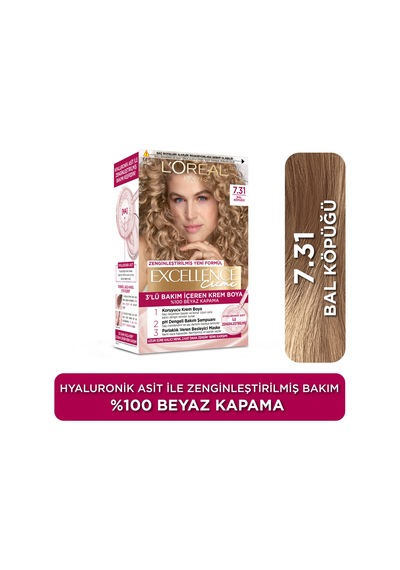 L Oréal Paris Excellence Creme 7.31 Bal Köpüğü Saç Boyası