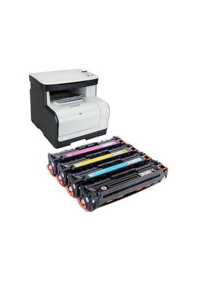 Hp 125A|Cb540A|Cb541A|Cb542A|Cb543A Hp Cm1312 Uyumlu Toner Seti