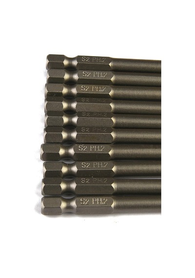 Okr Ph2x75mm Bits Uç Tornavida Ucu S2 Çelik 10 Adet