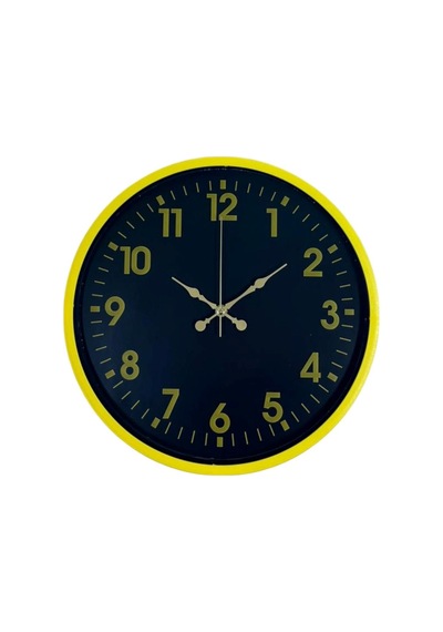 36 Cm Sarı Standart Duvar Saati Diğer 31415911