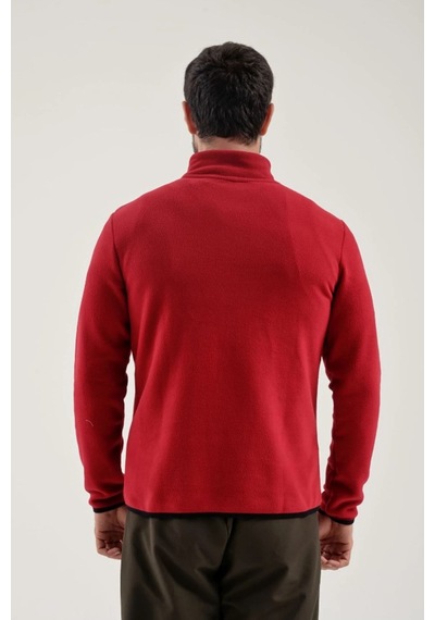 Exuma Men Haf Zip Polar Kırmızı