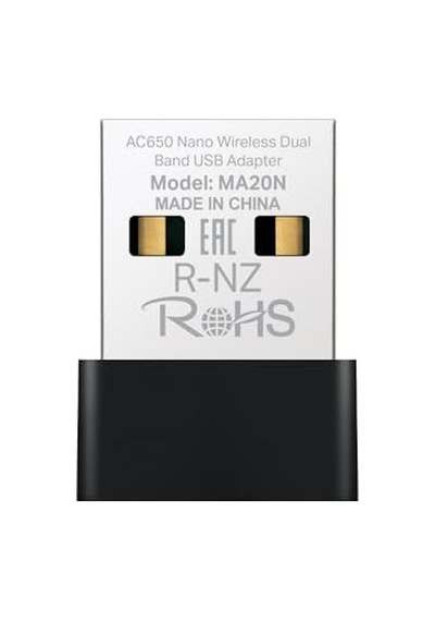 Mercusys Ma20n, Ac650 Mbps Kablosuz Dual-band Nano Usb Adaptör