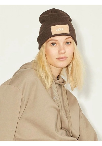 Jjxx Jxbasic Logo Beanie Acc Sn Kadın Kahverengi Bere - 12205033