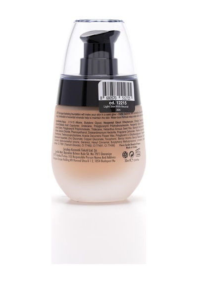 Pierre Cardin Aqua Wow Mineralli Su Bazlı Fondöten Light Skin Wit