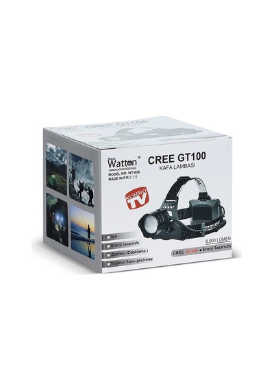 Gt100 Led Şarjlı Kafa Lambası Wt-628 Tdrtr Çok Renkli