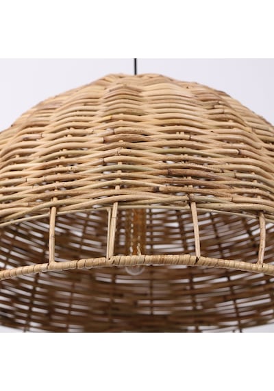 Japandi Bambu & Rattan Handmade Salon Yatak Odası Antre, Mutfak Dekoratif Sarkıt Avize, Aydınlatma - 9072231455592 Hasır