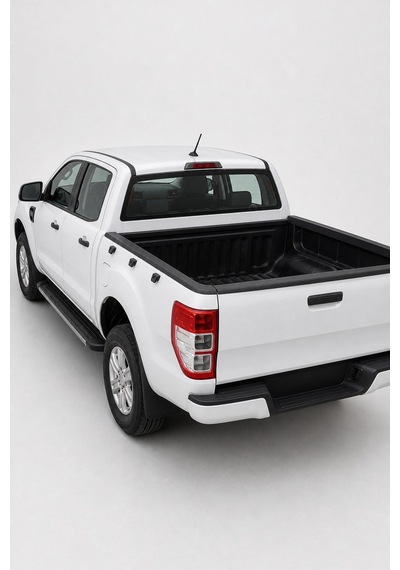 Ford Ranger 2019 Ve Sonrası Uyumlu Kasa Kenar Koruması 3 Parça Abs Mat Siyah