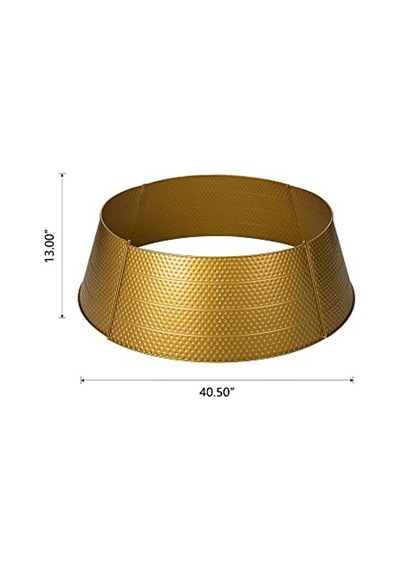 Ayarlanabilir Dövülmüş Metal Noel Ağacı Yaka Süslemeleri, 40 D, Altın, Büyük Gh31066 Diğer