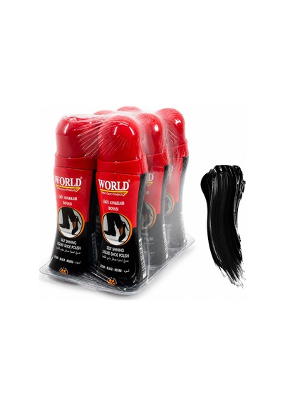 Ulupazarlama 6 Adet Siyah Likit Ayakkabı Boyası 75ml 5570