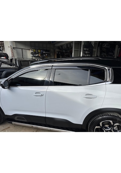 Sunplex Citroen C5 Aircross Kromlu Cam Rüzgarlığı 4lü Set 2017 Ve Üstü