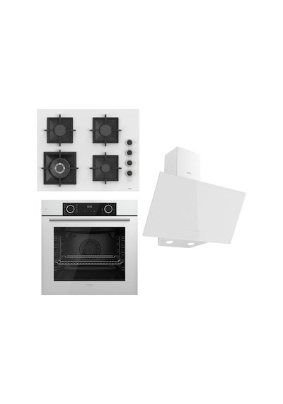Ferre Flameart SC Serisi SC406-WFA  -  XE63CB  - D078 Beyaz Ankastre Set