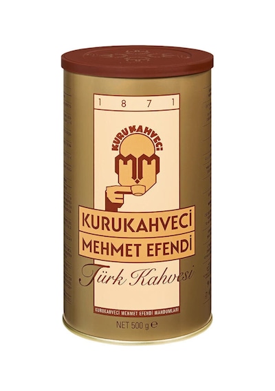 Mehmet Efendi Kurukahveci Türk Kahvesi 500GR Teneke Kutu (3 Lü Se