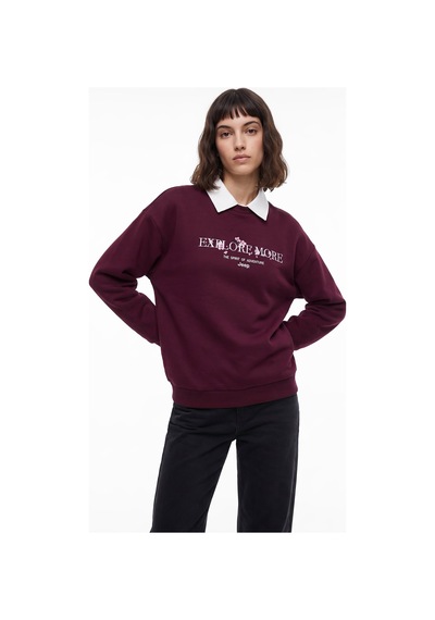 Jeep Sweatshirt, Xs, Bordo