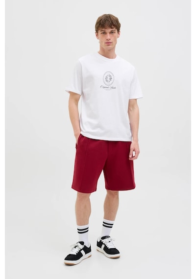 Jack & Jones Erkek T Shirt 12286609 Beyaz Beyaz
