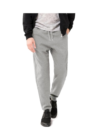 Ghassy Co. Ghassy Co. Erkek Ultra Termal Kışlık Sherpa Astarlı Aktif Koşu Normal Paça Jogger Eşofman Altı GRİ MELANJ