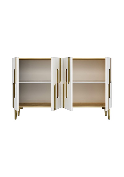 Ka1229dbg Ece120 Konsol, Kahve Köşesi Ve Tv Sehpası, Çok Amaçlı Dolap Safirmeşe - Beyaz - Gold 120cm Ka1229dbg Ece120 Konsol, Kahve Köşesi Ve Tv Sehpası, Çok Amaçlı Dolap Safirmeşe - Beyaz - Gold 120cm