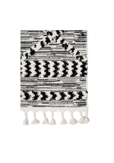 Dolce Vita Halı Sumatra 356 Zebra Bohem Halı Siyah